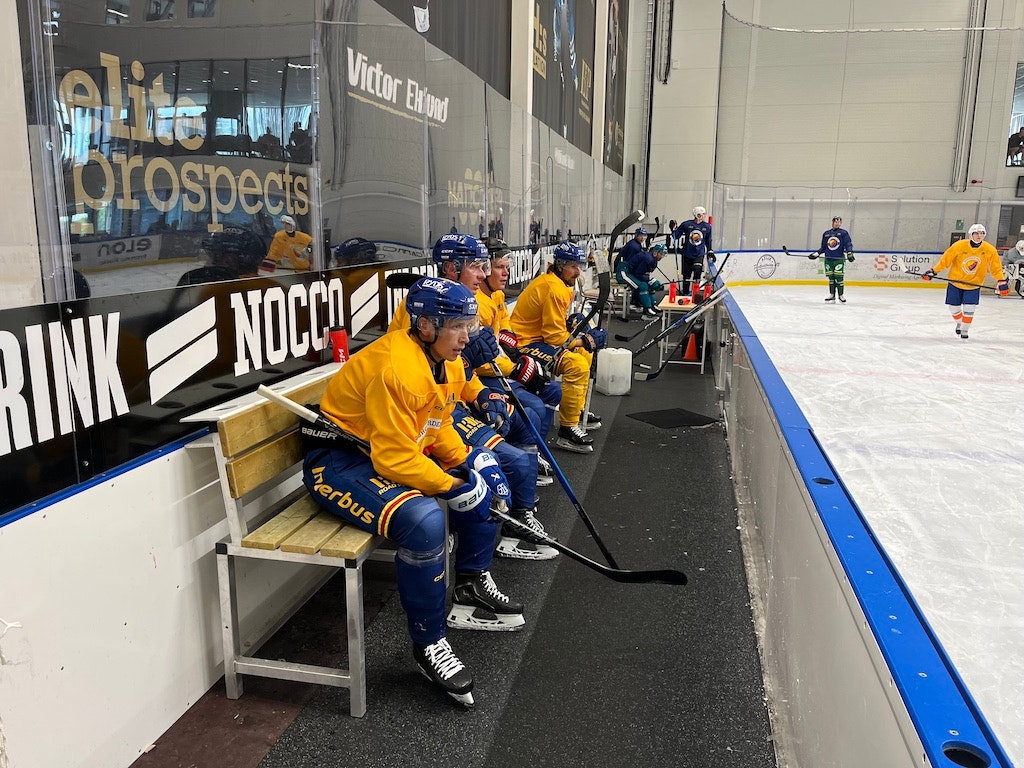 Lukas Vejdemo Ice Academy Haninge Djurgården träning