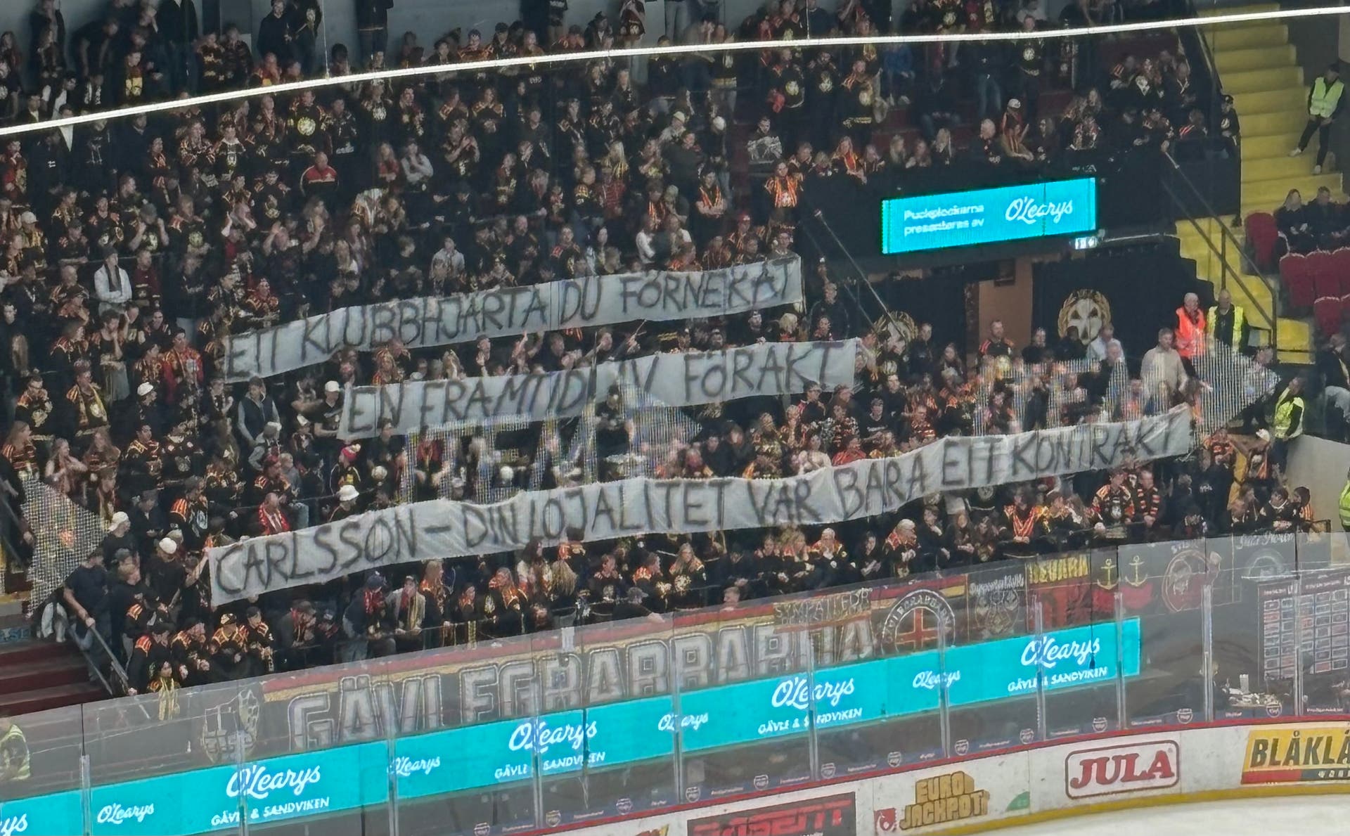 Banderoll från Brynäs