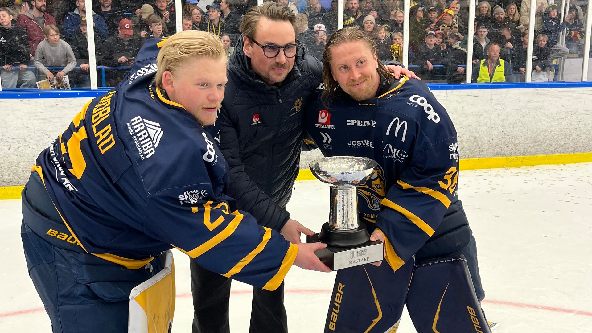 filip lindblad, scott hector - målvakter Visby Roma