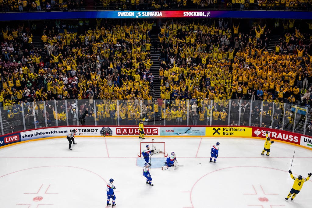 Mikael Backlund 1–0 Tre Kronor Slovakien
