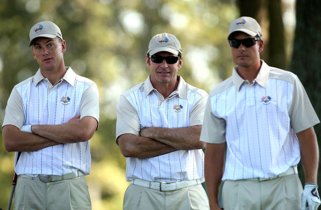 Robert Karlsson Nick Faldo Henrik Stenson