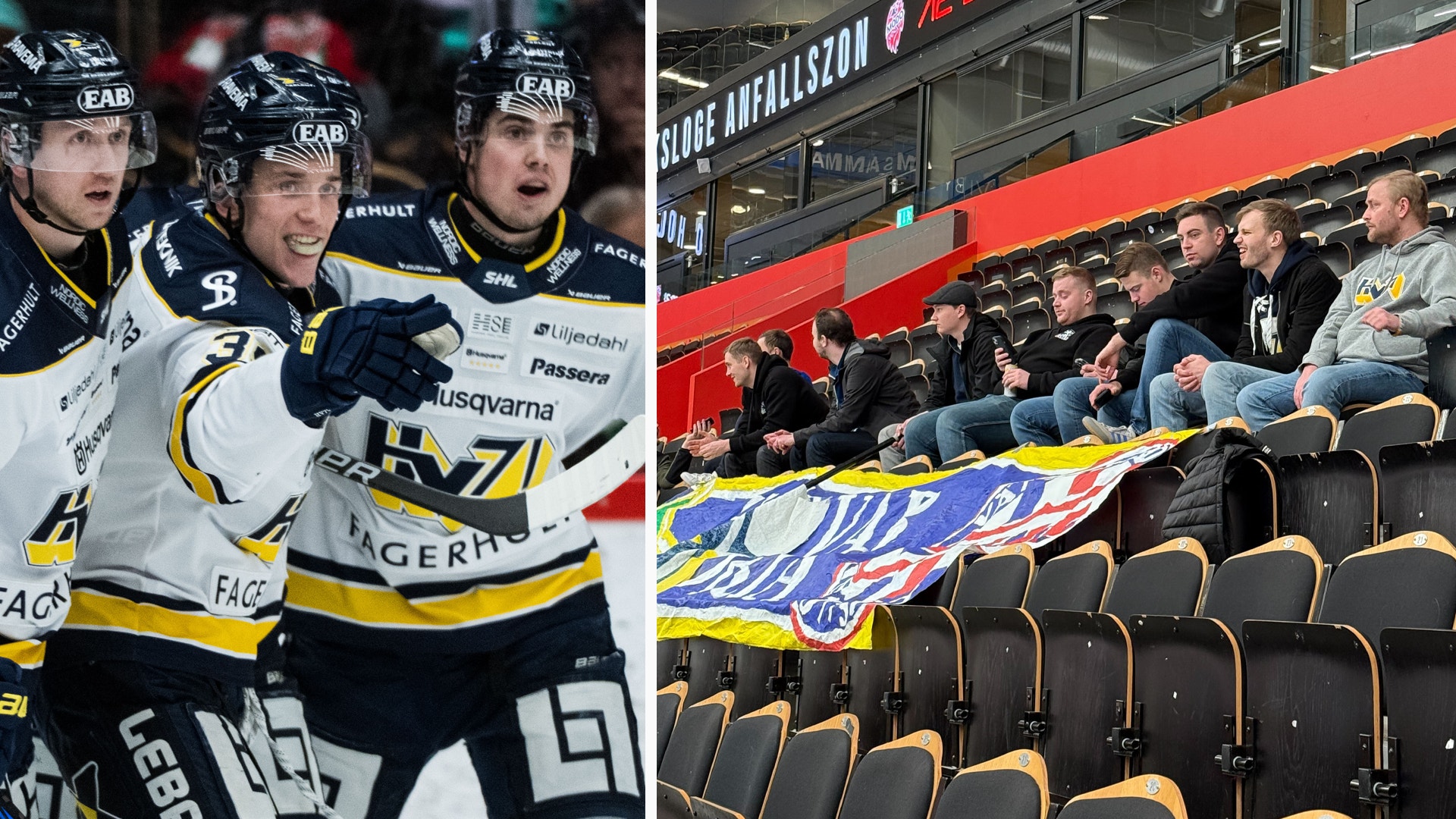 HV71 fans träning