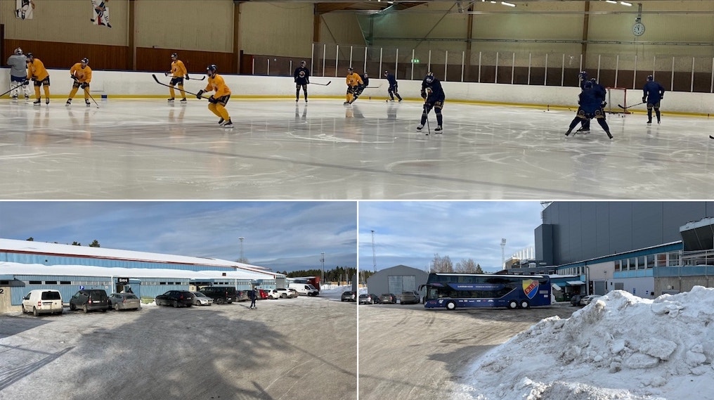 Djurgården träning Gävle B-hallen