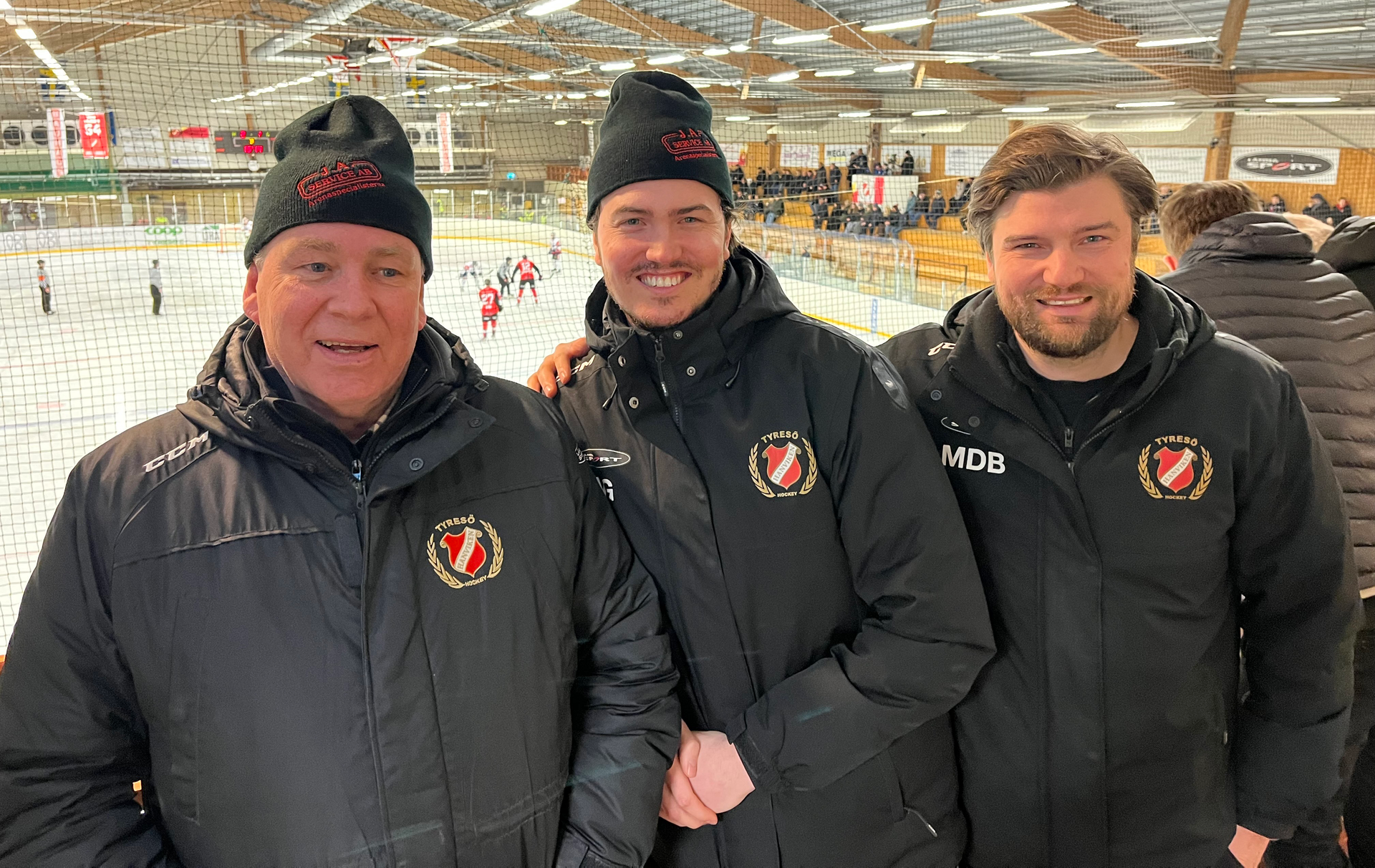 Mats Börjel, William Garpenlöv, Marcus Due-Boje - Tyresö/Hanviken sportsliga ledningen