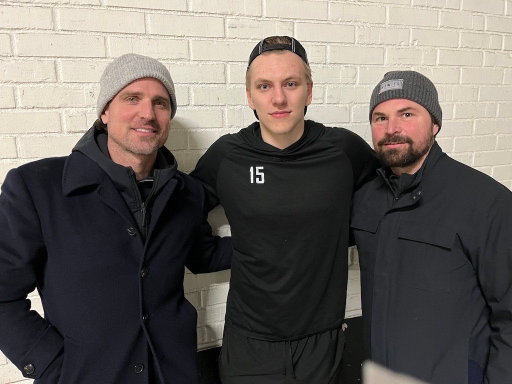 Patrick Sharp Jack Berglund Riley Armstrong Philadelphia