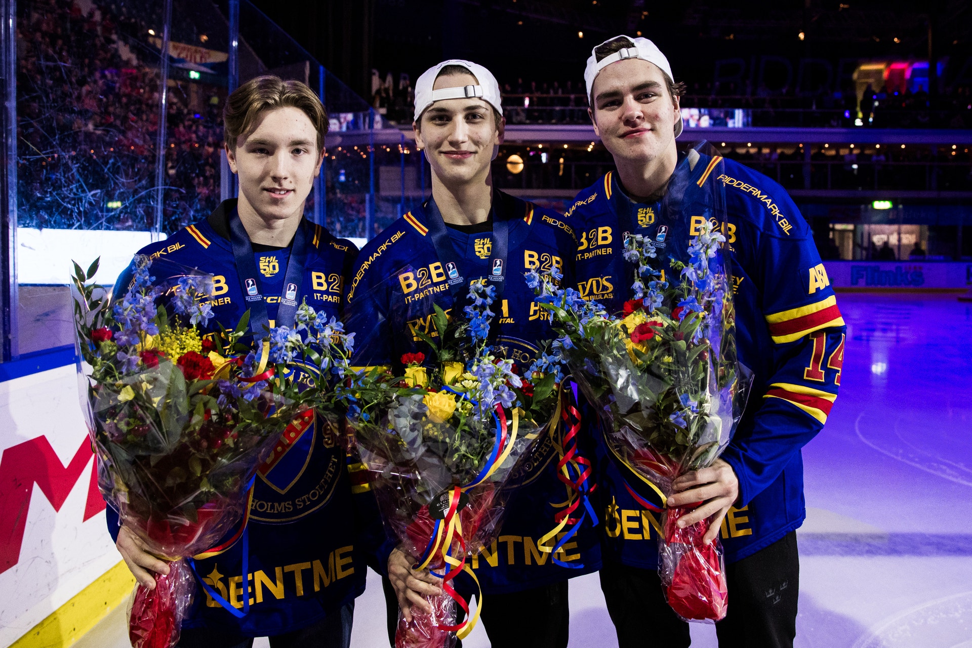 Viggo Björck, Victor Eklund, Anton Frondell