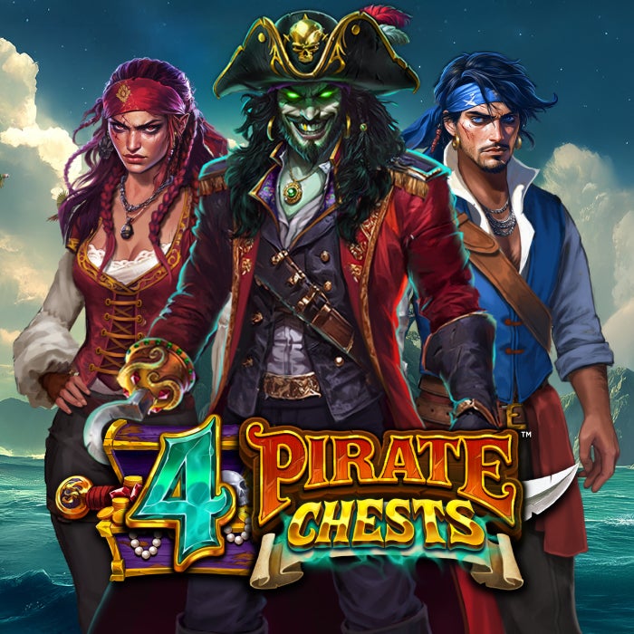 4 Pirate Chests