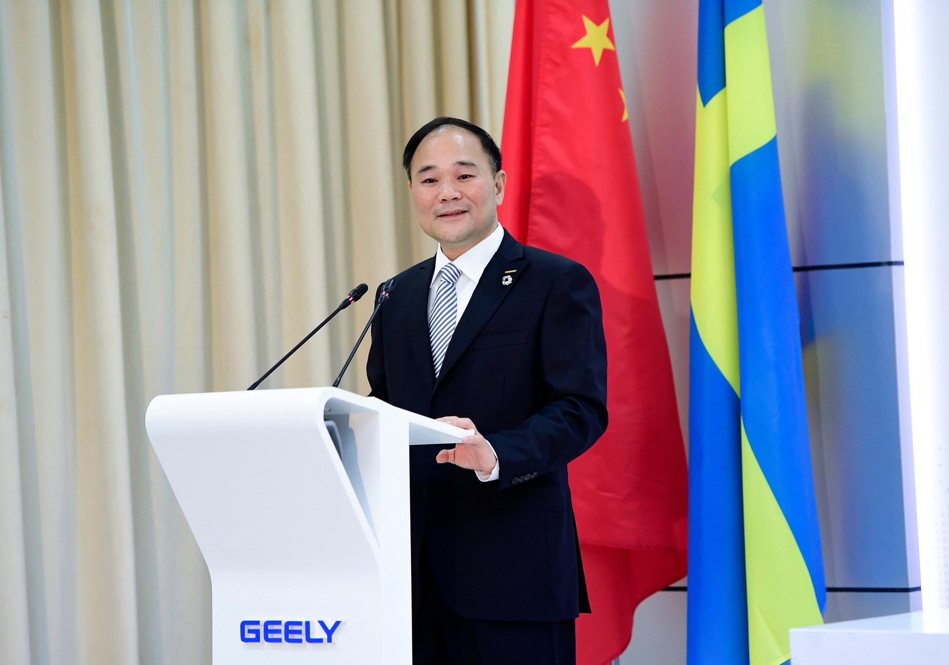 Li Shufu, styrelseordförande för Volvo Cars