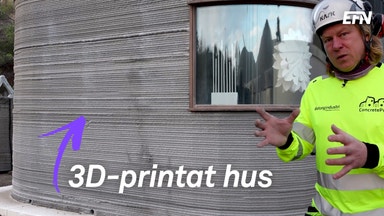 Han vill revolutionera byggsektorn med 3D-printade hus