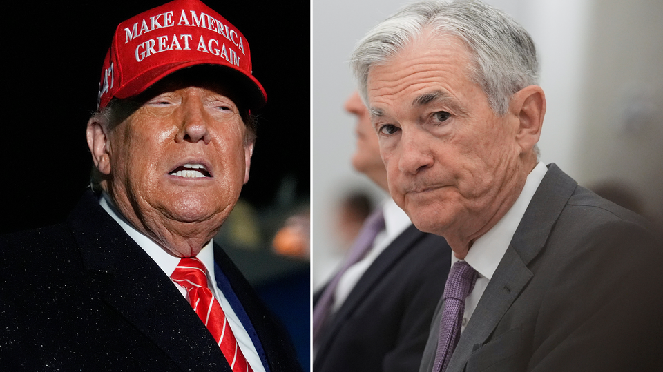 Trump Powell split