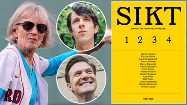 Claudia Goldin, Roland Paulsen och Johan Norberg i Sikt #3