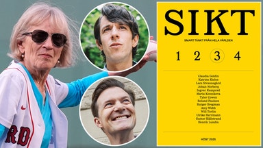 Claudia Goldin, Roland Paulsen och Johan Norberg i Sikt #3