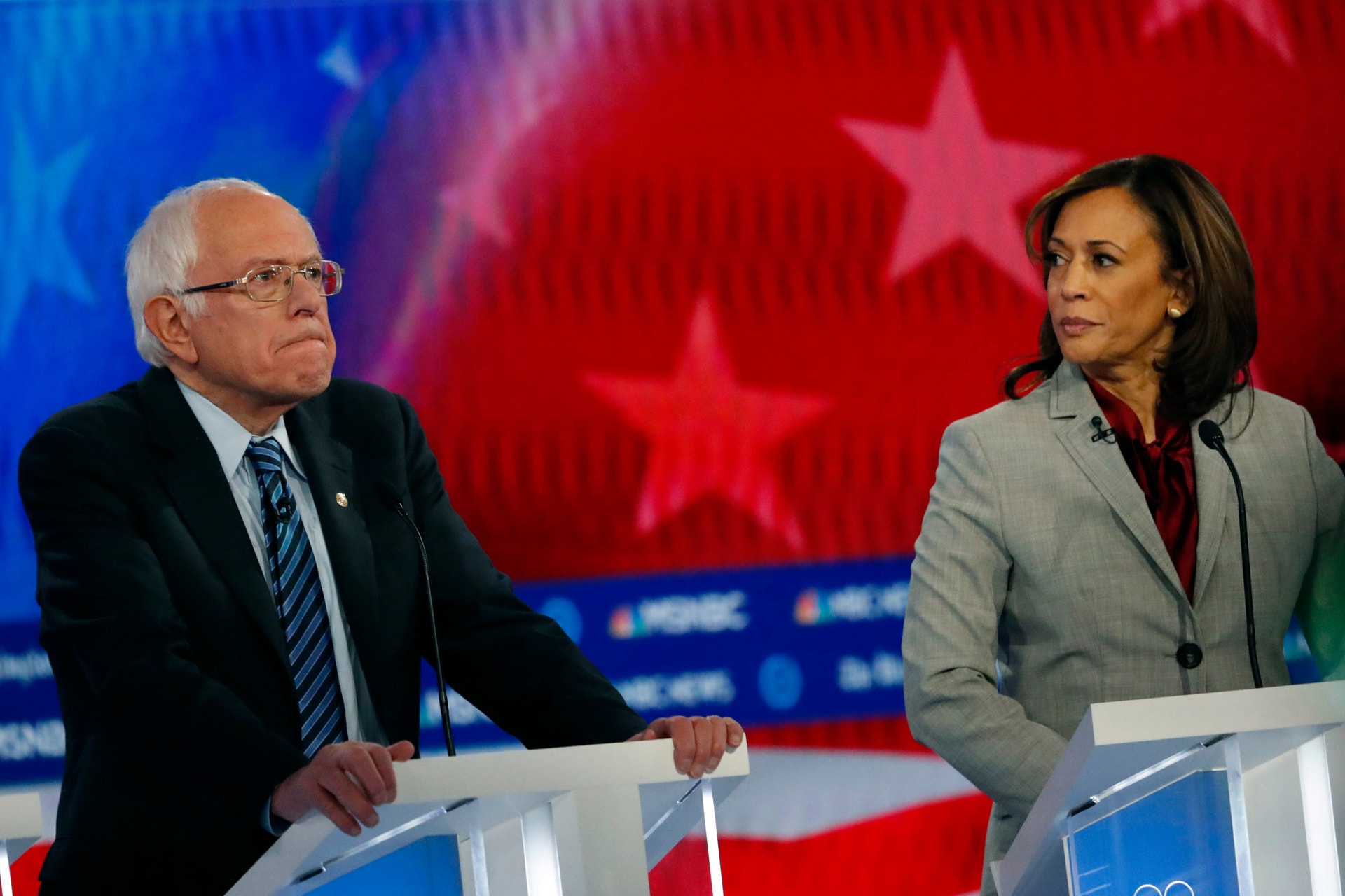 Bernie Sanders Kamala Harris