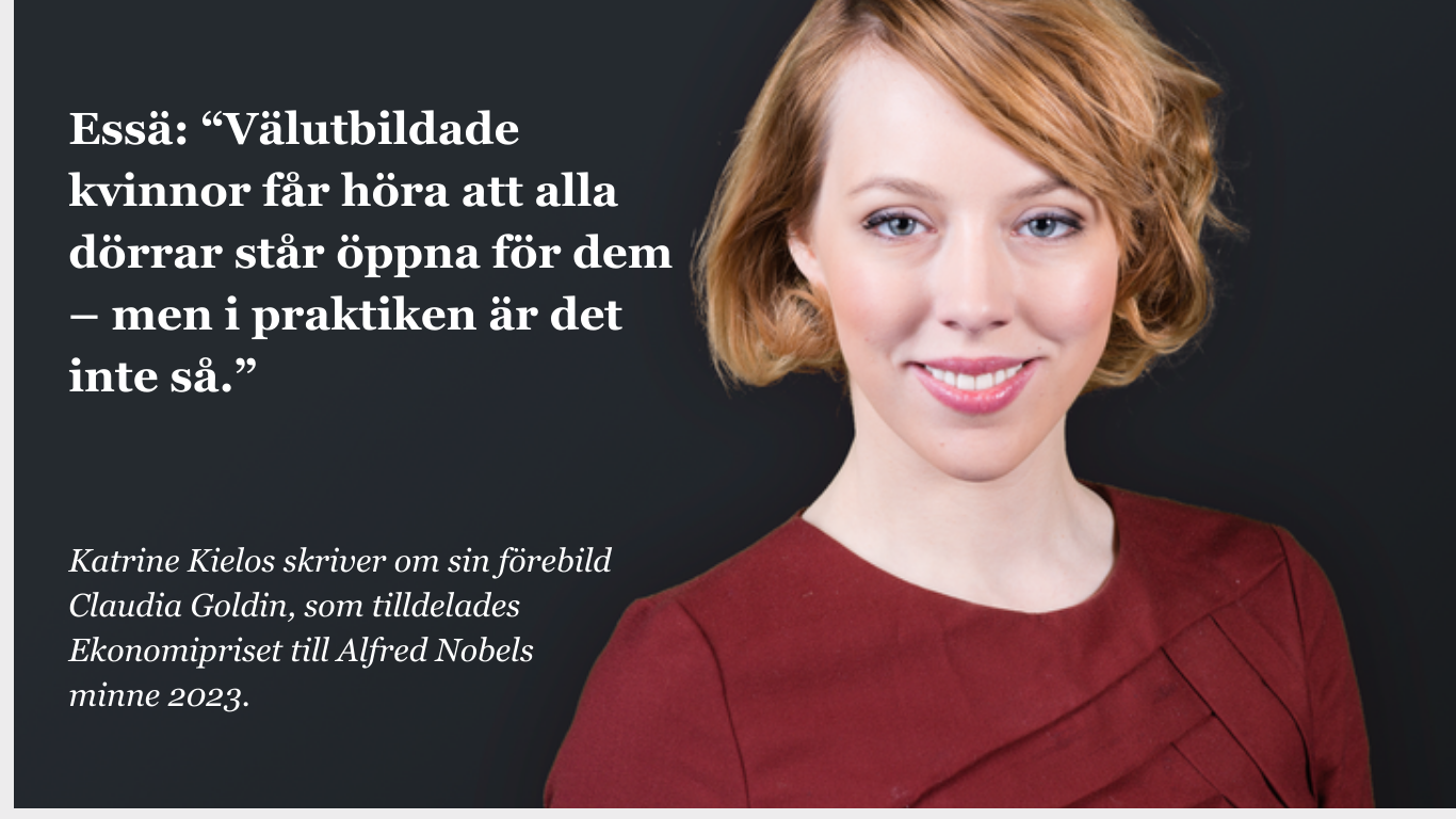 Essä: Katrine Kielos om den banbrytande ekonomipristagaren
