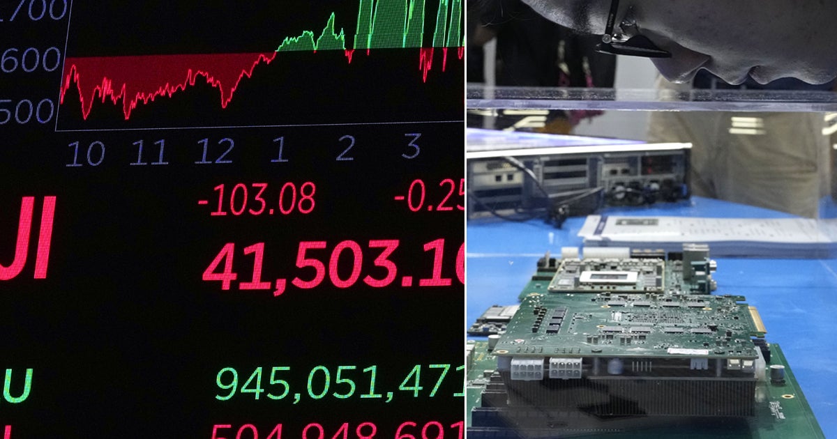 Halvledare och handelsoro sänkte börsen i USA