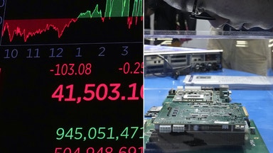 Halvledare och handelsoro sänkte börsen i USA