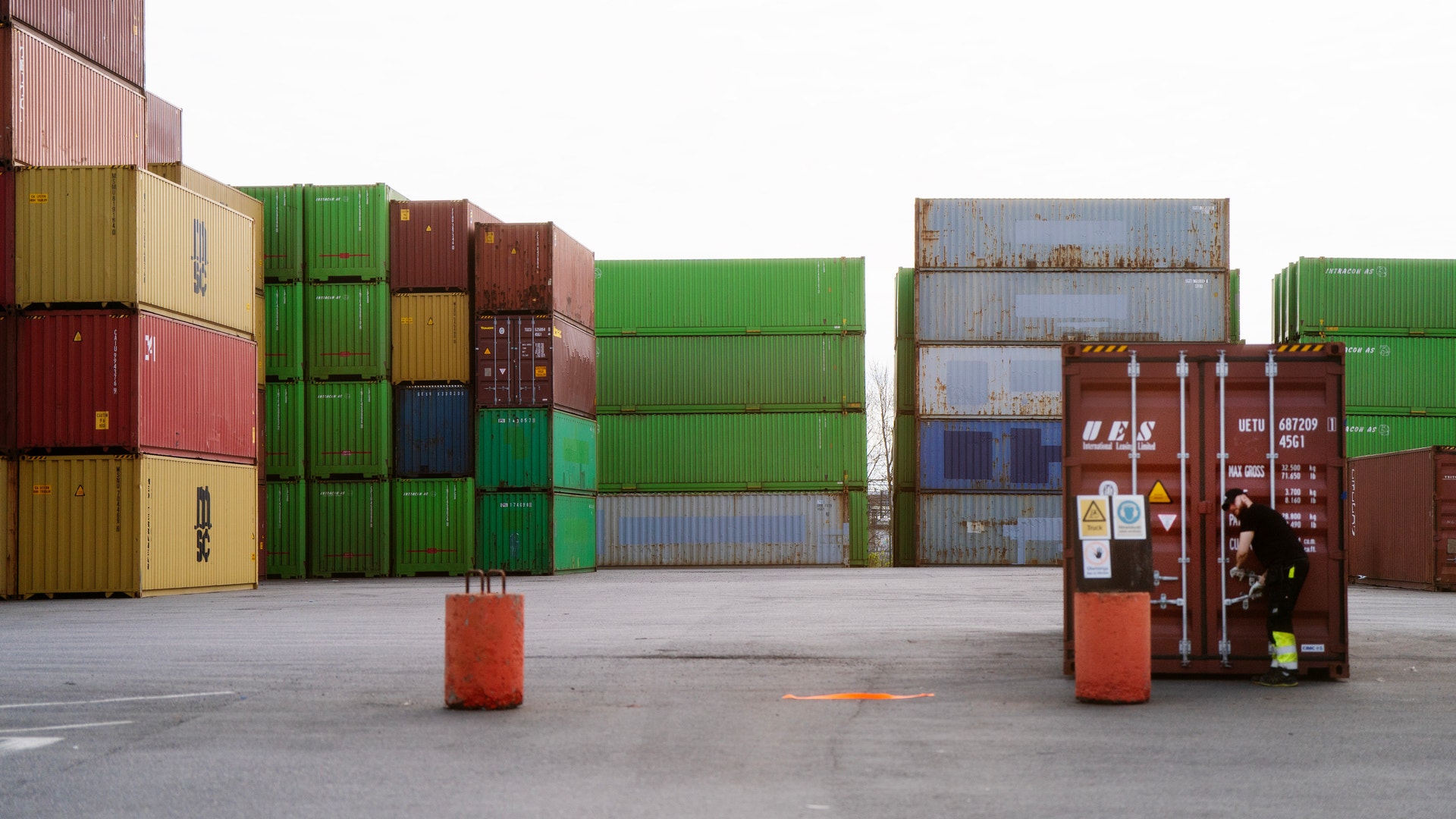 Göteborg container containrar hamn