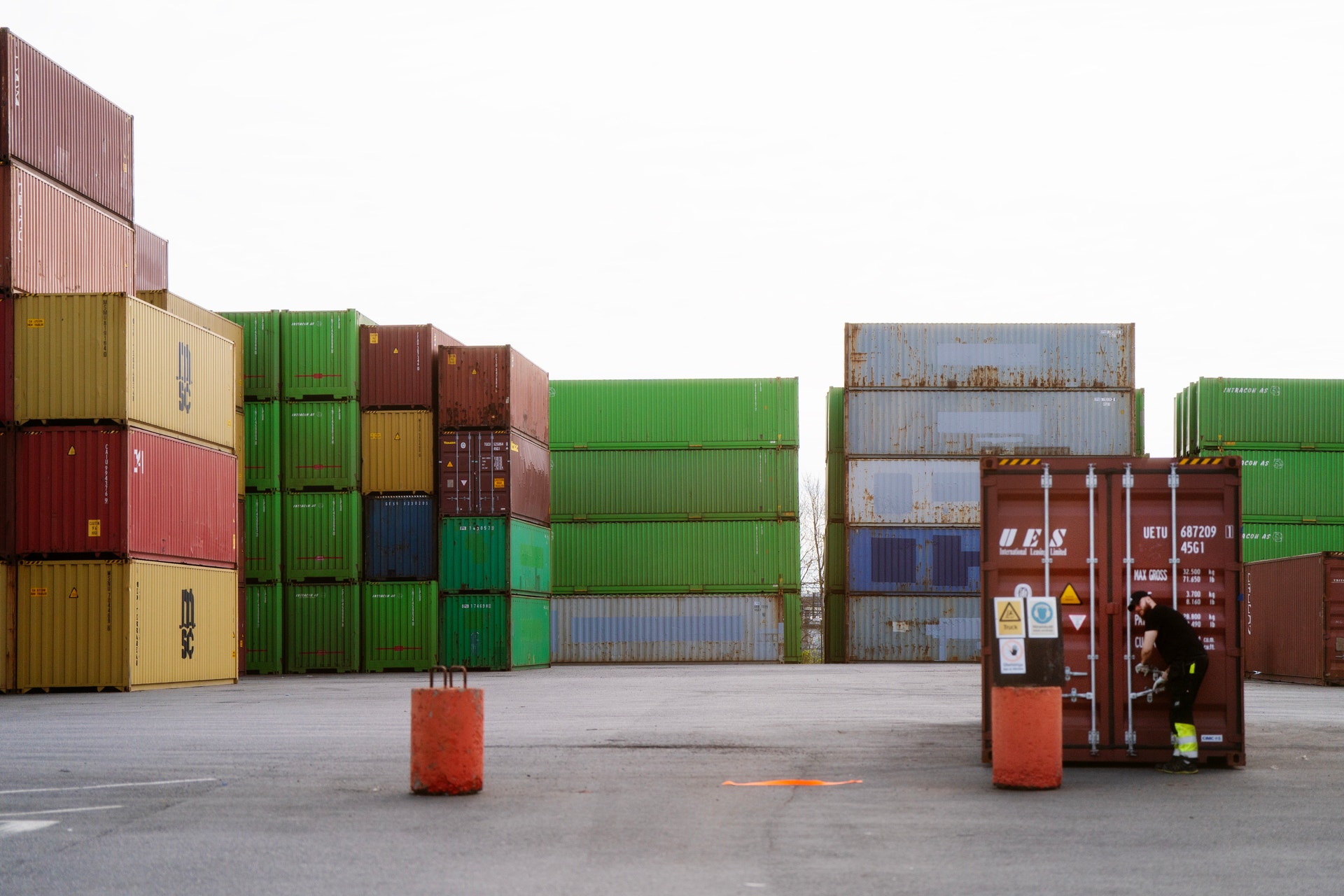 Göteborg container containrar hamn