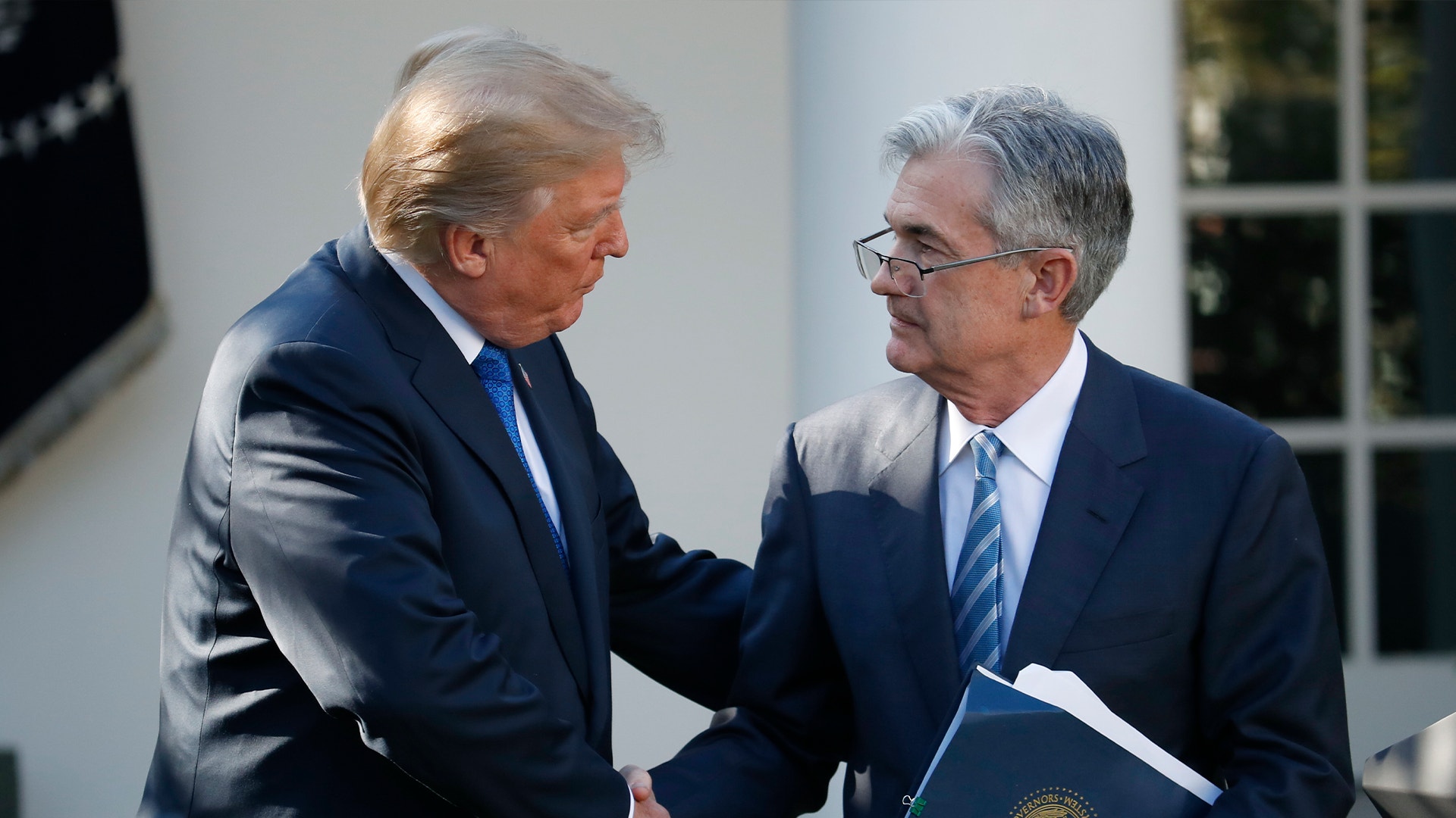 Jerome Powell Donald Trump 2017 ny Fed-chef