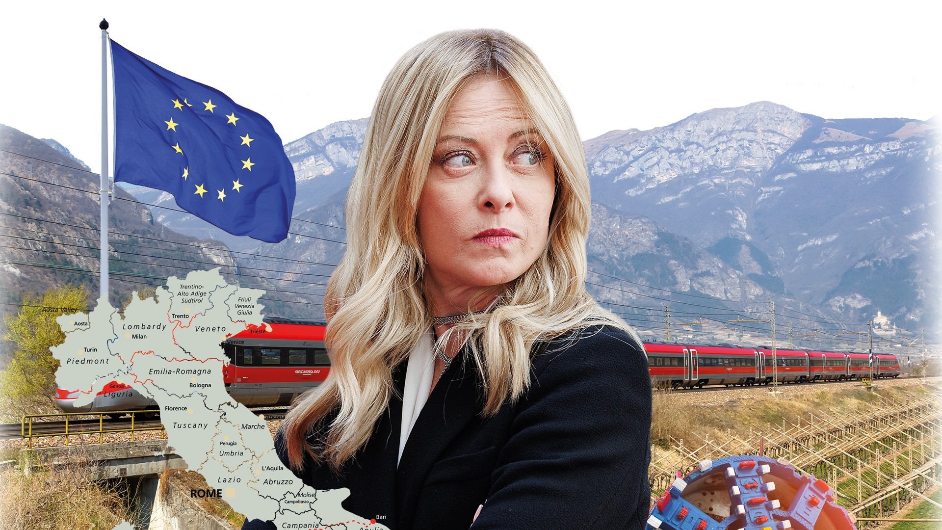 Ekonomin betalar priset för Melonis Italien