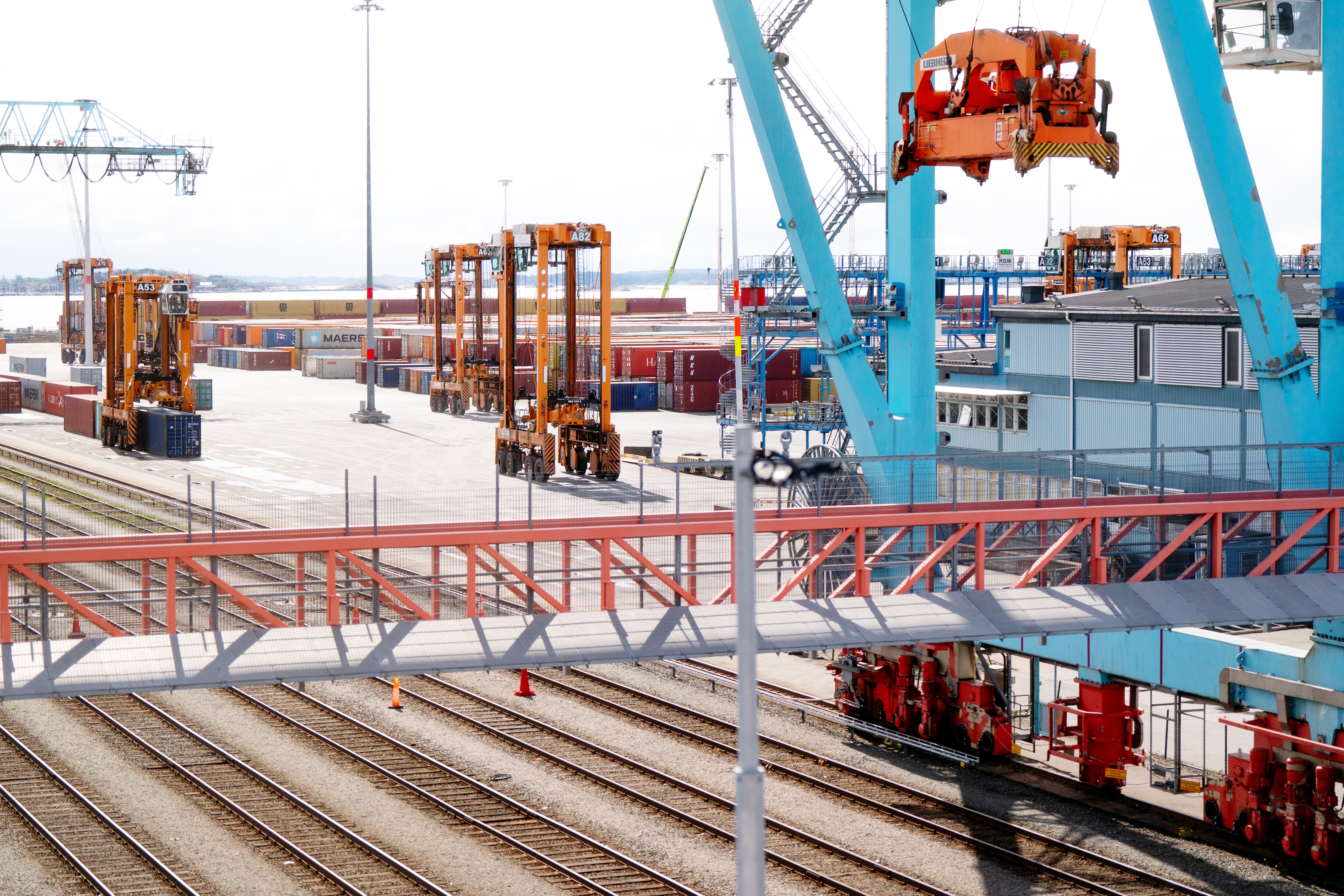 Göteborg container containrar hamn 