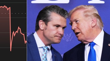 Reaktion på marknaden 15 minuter innan Trumps besked