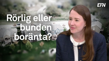 Då ska du binda räntan på bolånet