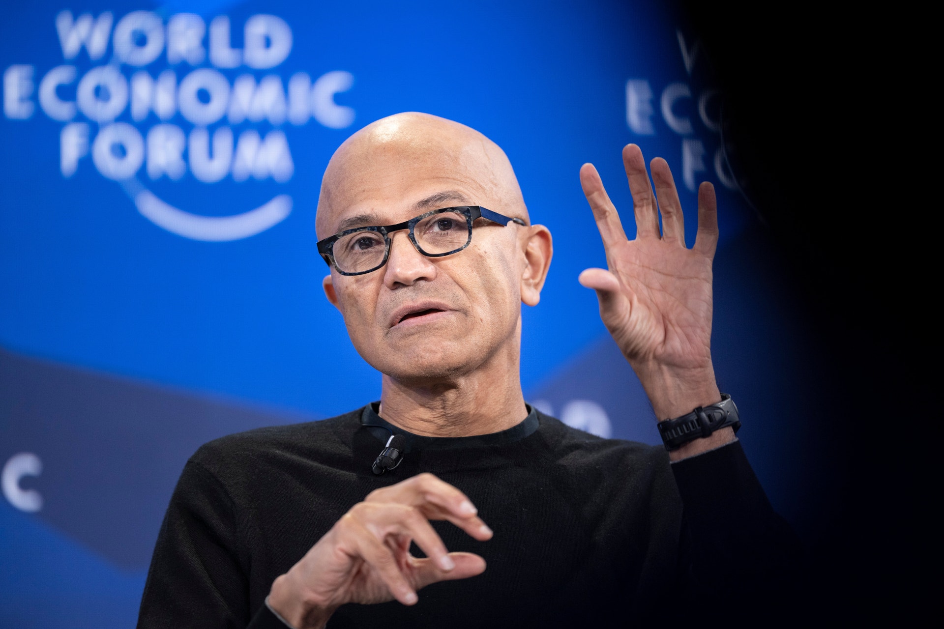 Satya Nadella Microsoft Davos 2026
