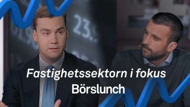 Fastighetstema i dagens Börslunch