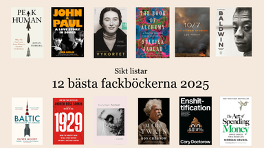 Sikt listar årets 12 bästa fackböcker