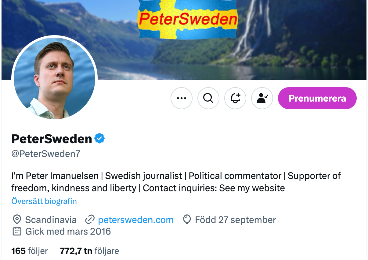 PeterSweden