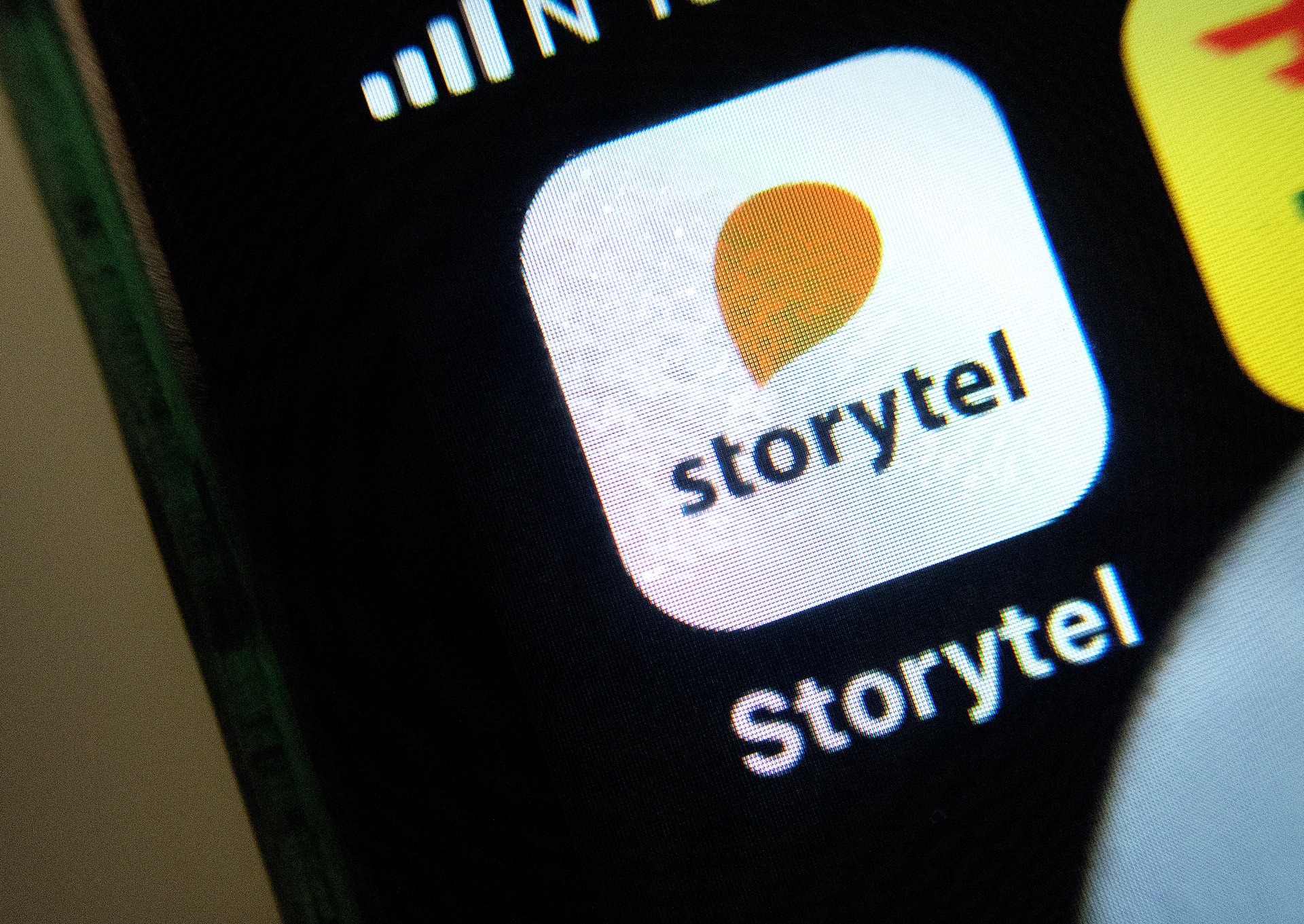 Bild på Storytel-app.