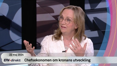 Chefsekonomen: "Vi ger inte upp om kronan"