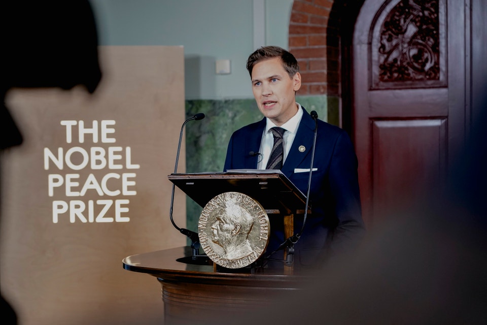 Jørgen Watne Frydnes fredspriset nobelpriset