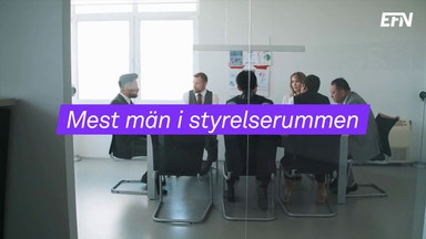 Få kvinnor på ordförandestolen