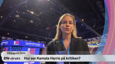 Kamala Harris accepterar nomineringen – så var talet