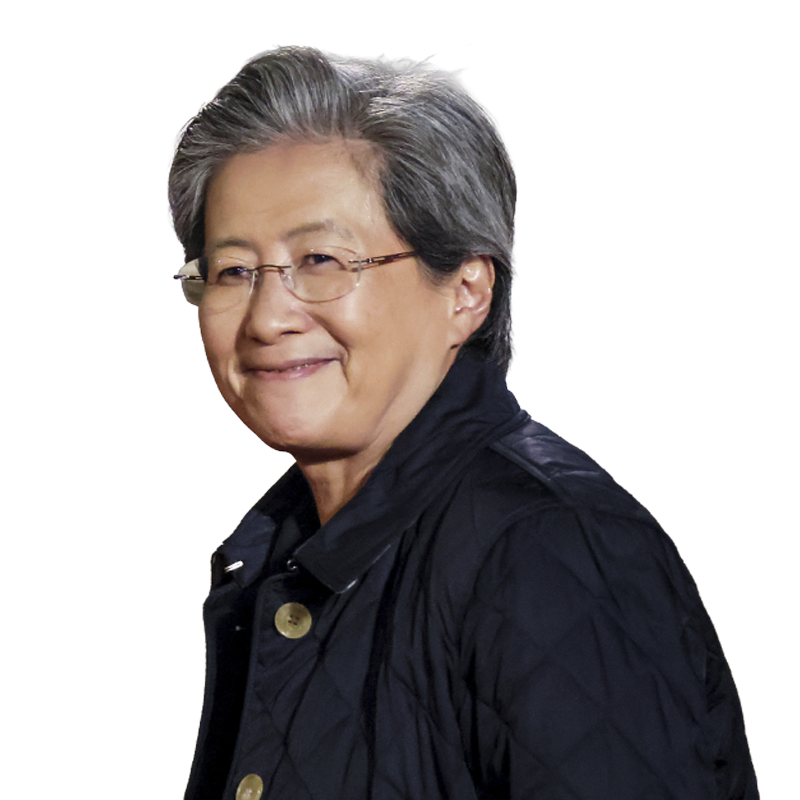 Porträttfoto av en kvinna med grått hår och glasögon, iklädd svart jacka.