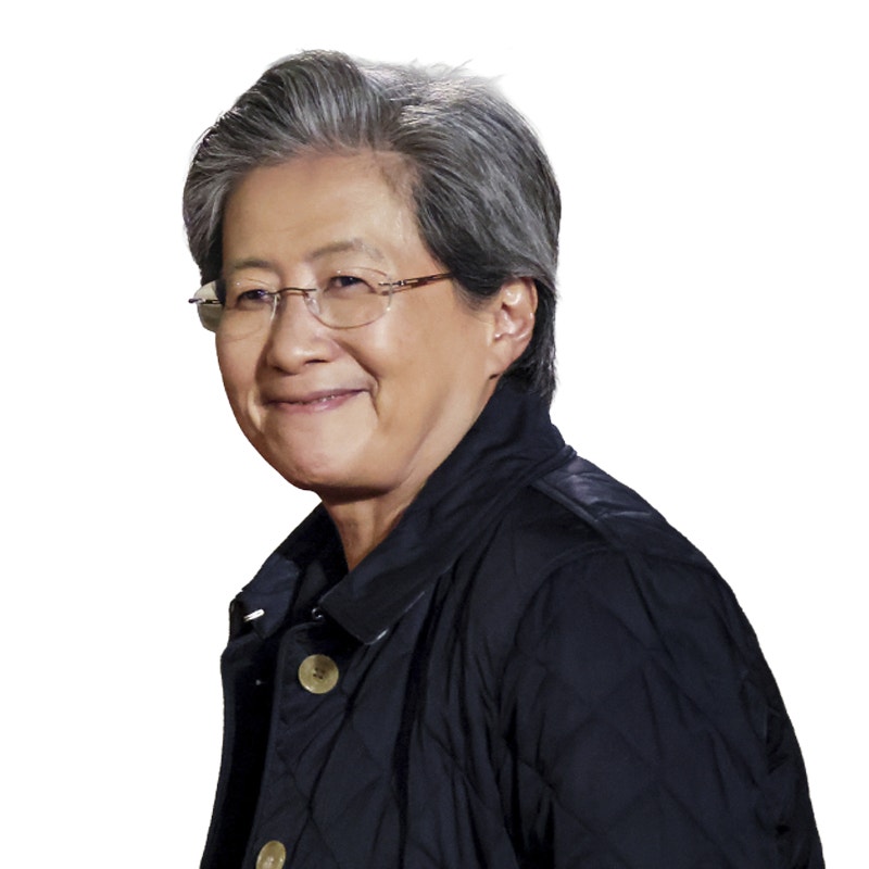 Porträttfoto av en kvinna med grått hår och glasögon, iklädd svart jacka.