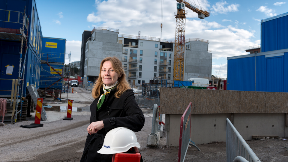 Anette Frumerie som vd på bostadsföretaget Besqab.