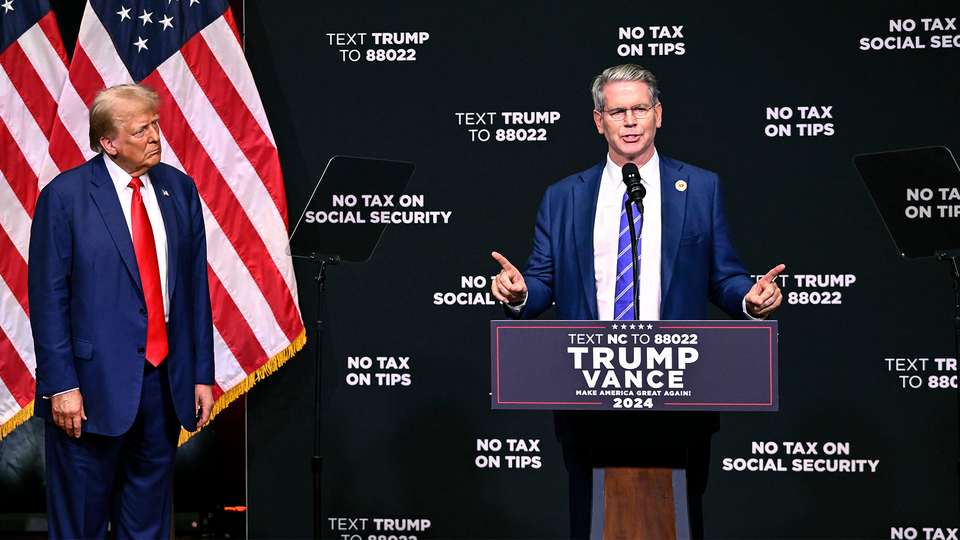 Donald Trump och Scott Bessent