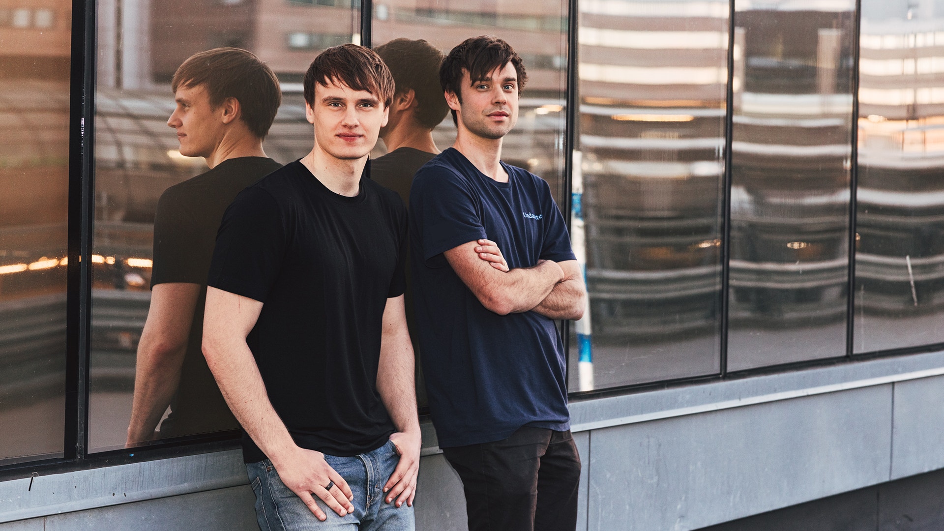 Lovables teknikchef och medgrundare Fabian Hedin, med grundaren och vd:n Anton Osika.