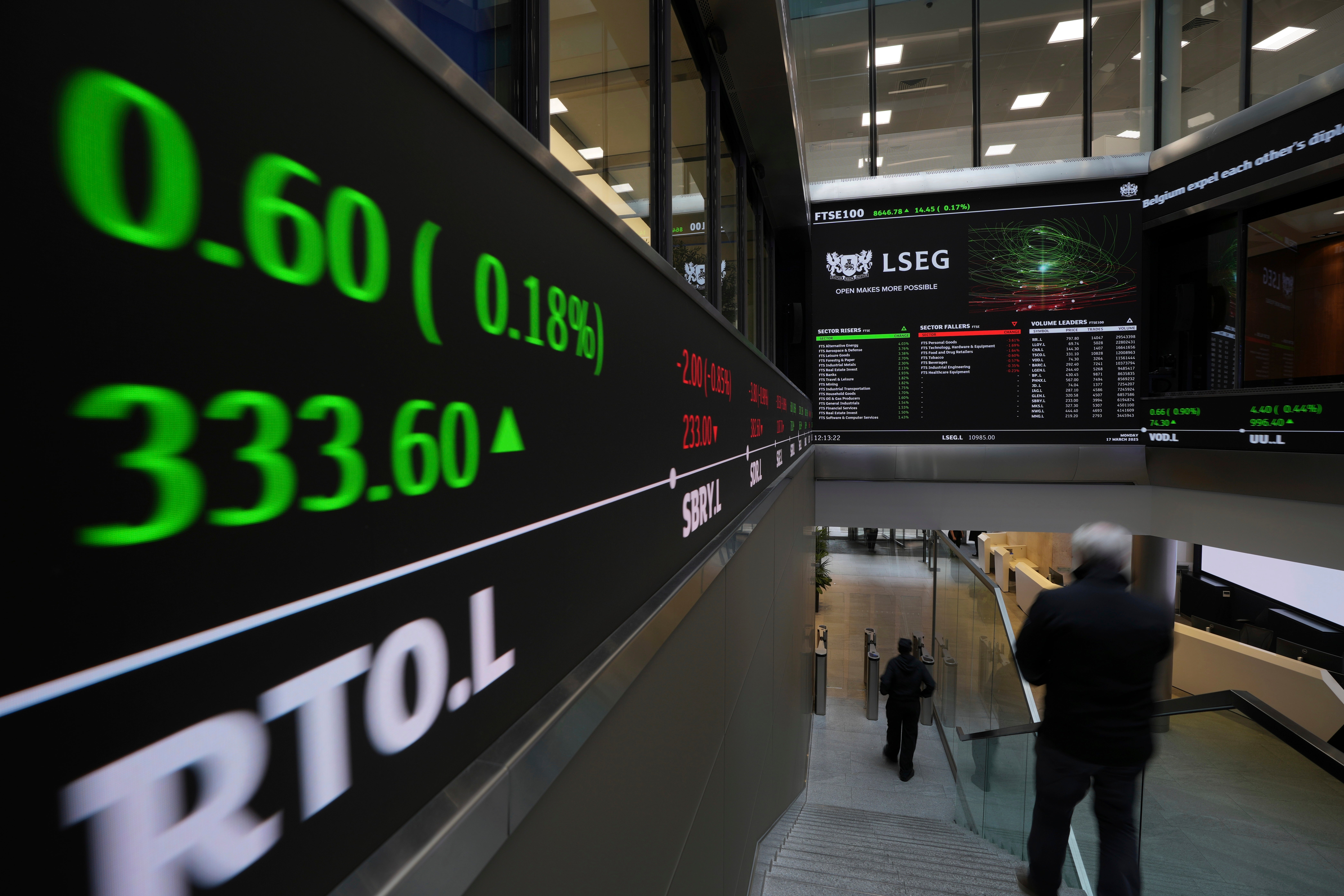 Rally i försvarsaktier i Europa – Saab klättrar 