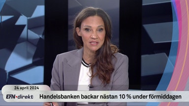 EFN direkt: Banksektorn rasar efter Handelsbankens kvartalsrapport