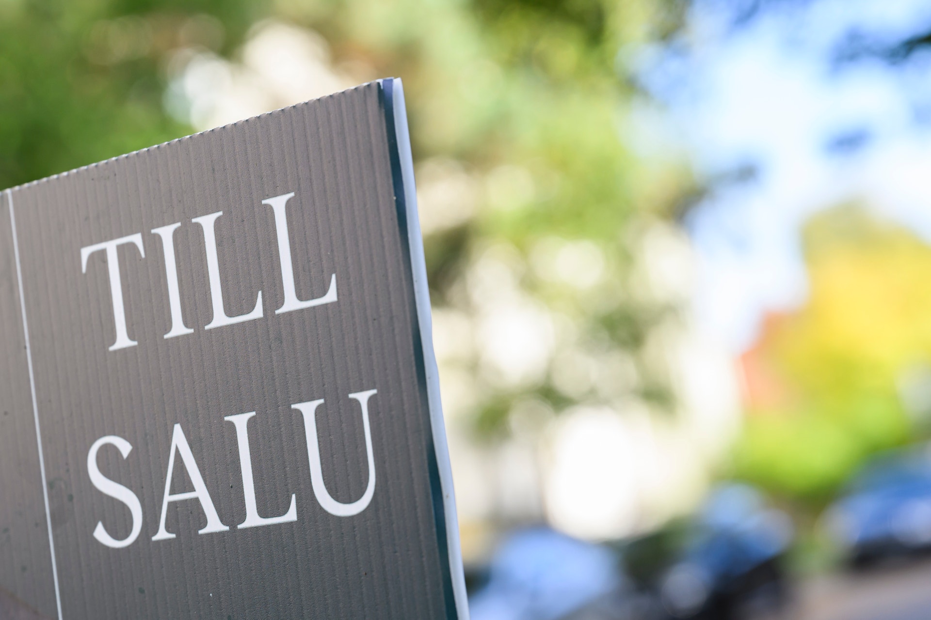 till salu bostadsmarknad