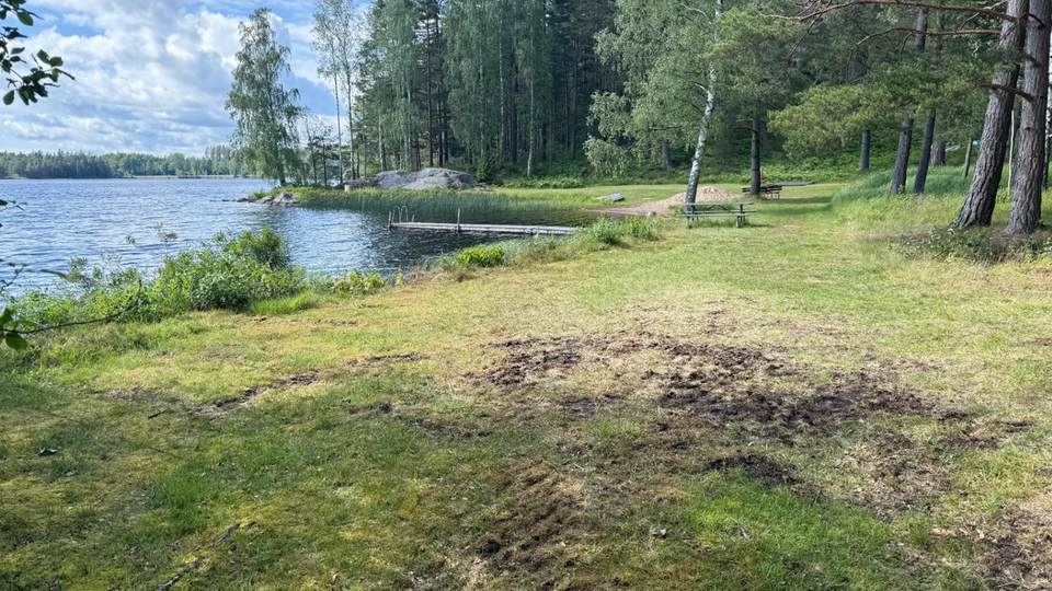 Sjötomt i Bona, utanför Motala