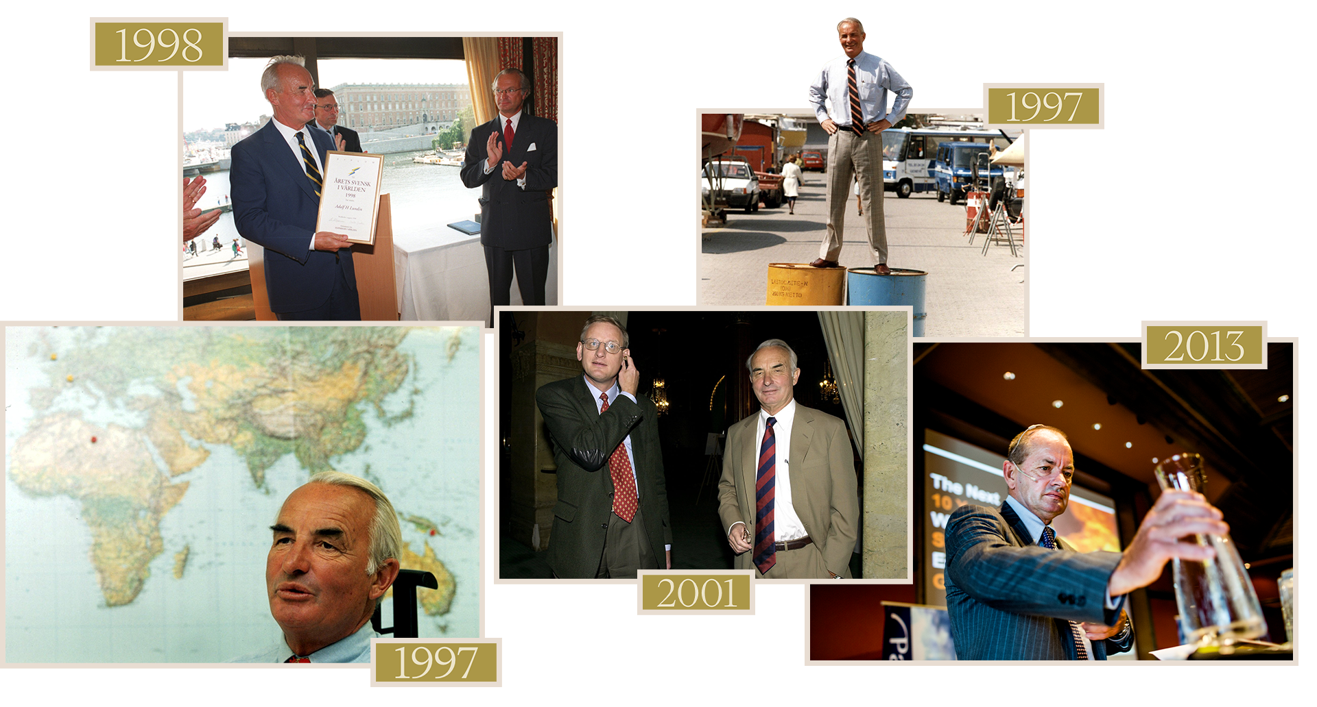 Lundin tidslinje Adolf Lundin 