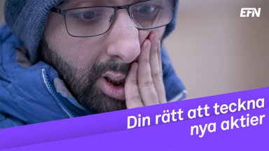 Så hanterar du teckningsrätter