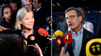 SVT:s prognos: Dött lopp mellan blocken – går mot valrysare