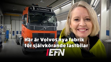 Volvo öppnar fabrik för självkörande lastbilar