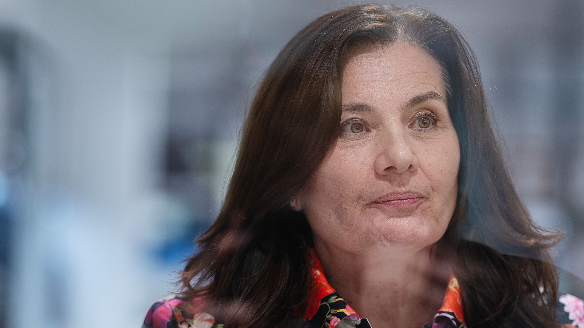 Ann Carlsson, vd på Systembolaget, i sin butik. 